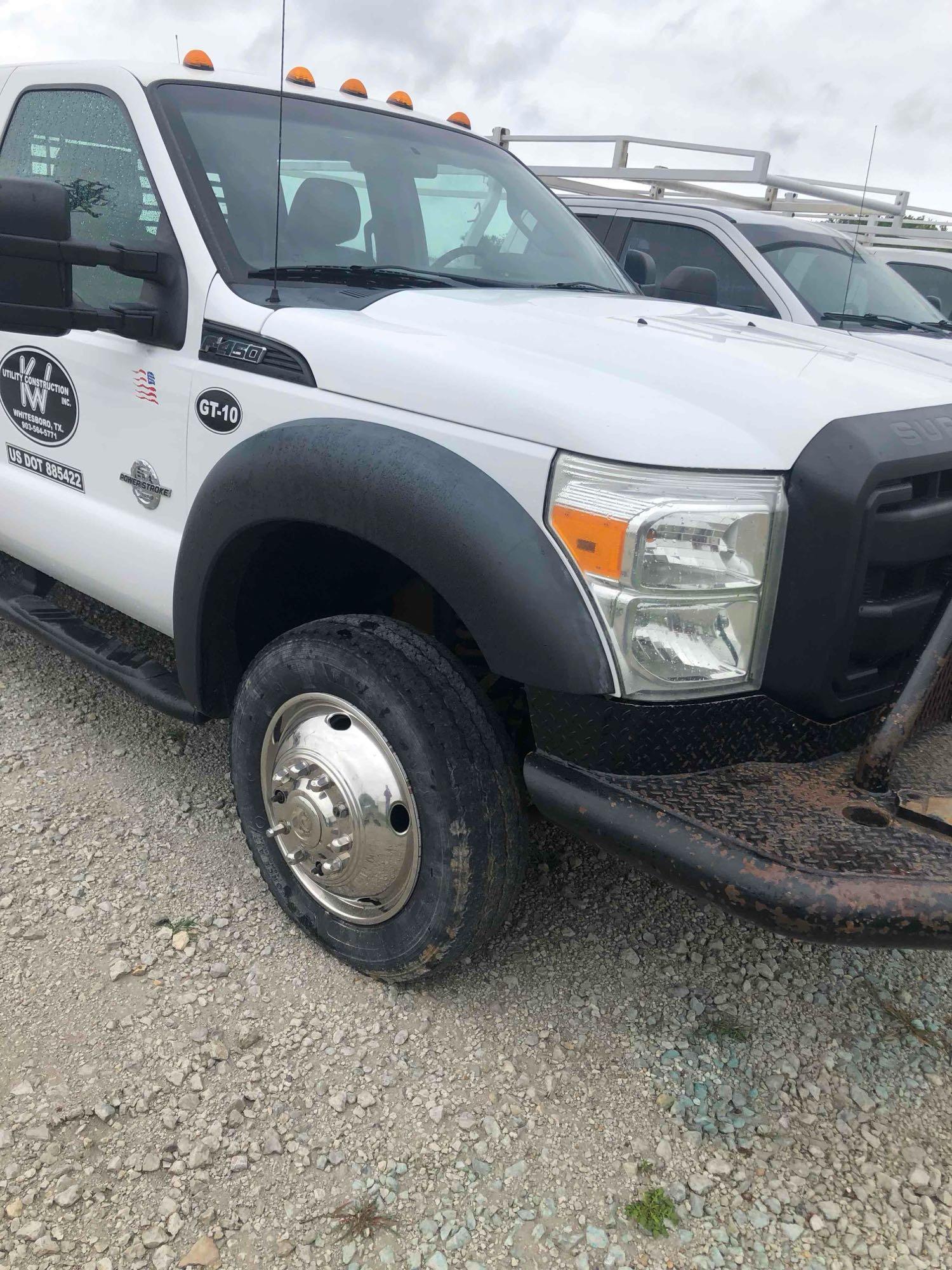 2012 F-450 Super Duty Flatbed Truck -141K Miles - 4x4 - Runs