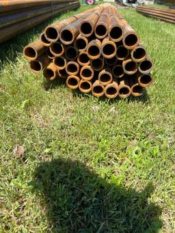 Bundle of 37 pieces of 1.9 pipe 3/16thick 20 ft long