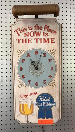 Pabst Blue Ribbon Clock