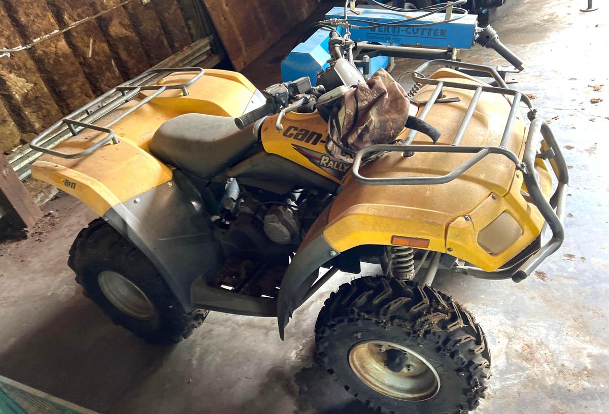 Can-Am Rally 4-wheeler - Did not get to start