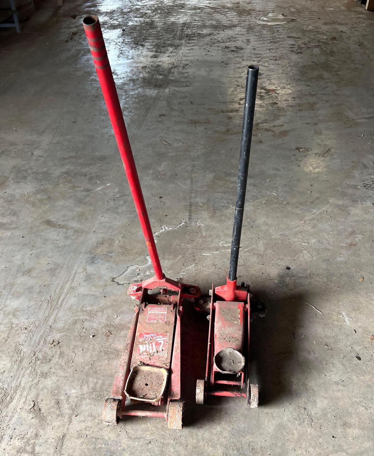 Lot of 2 Floor Jacks - Need hydraulic fluid