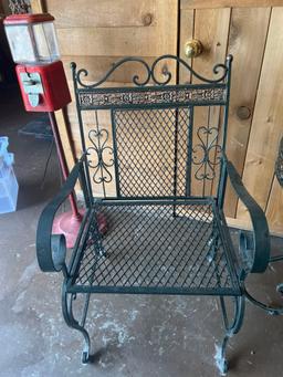 Metal Table and Chair Set