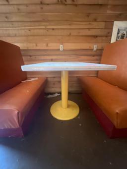 Vintage Table and Booths