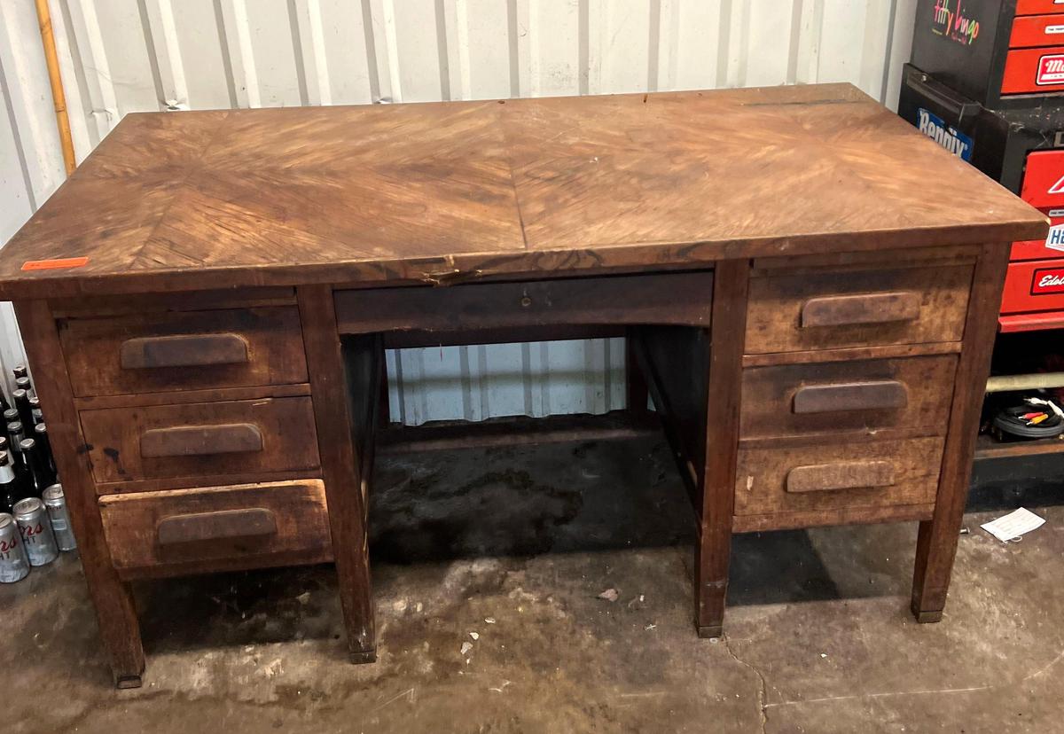 Wooden Oak Desk