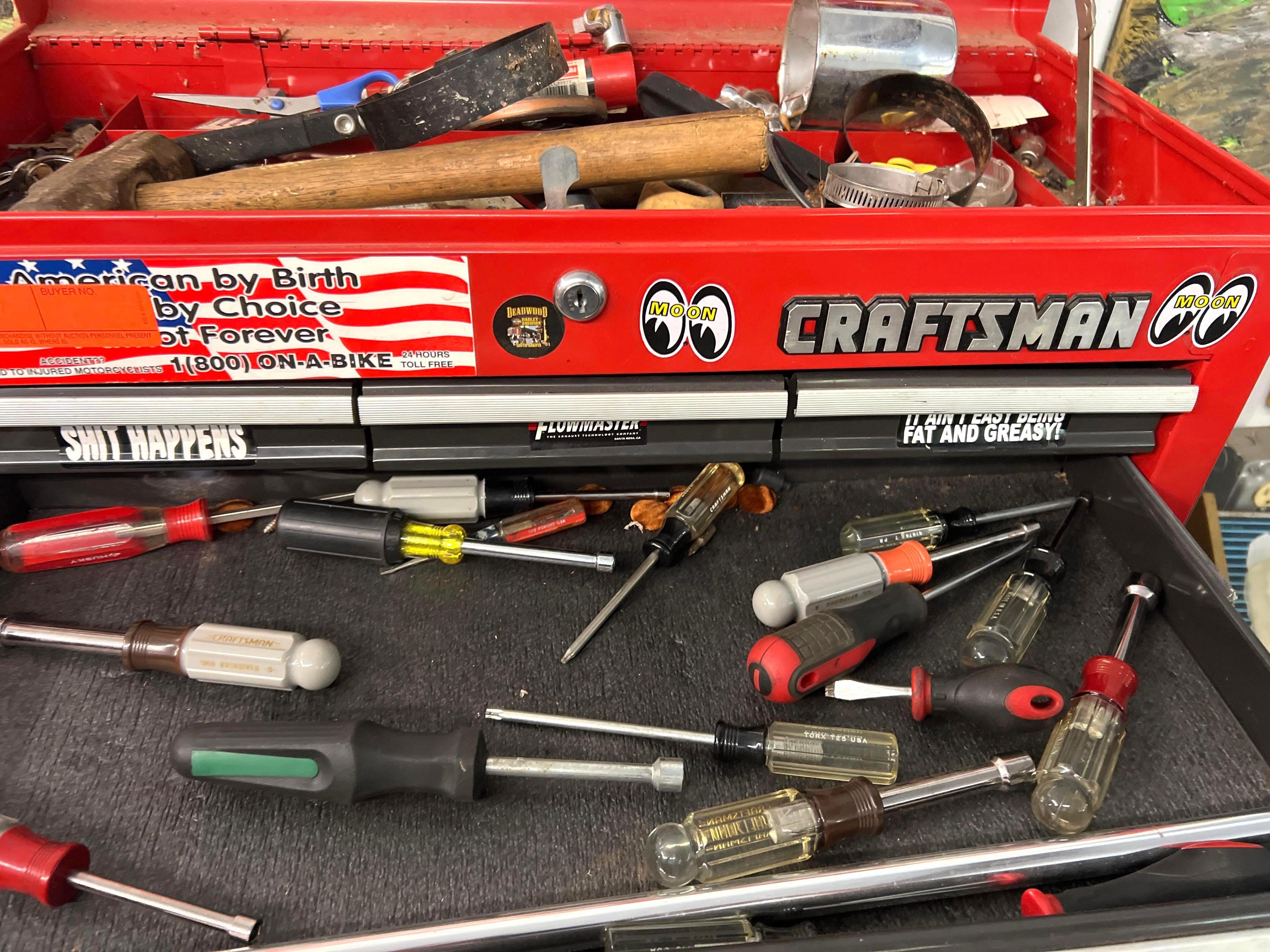 Craftsman 3-piece Rolling Toolbox with Contents