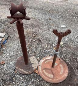Lot of 2 Material Stands