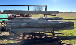 Lot of Misc. Pressure Treated Poles