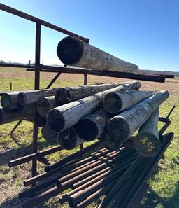 Lot of Misc. Pressure Treated Poles