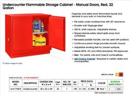 Uline Flammable Liquid Storage Cabinet