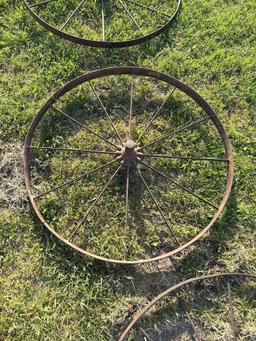 Set of 3 Wagon Wheels