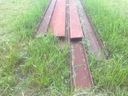Lot of C Channel - Approx. 10 pieces - 4 inch from 6 foot to 20 foot long