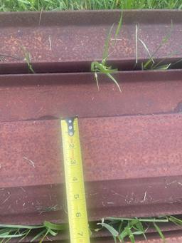 Lot of C Channel - Approx. 10 pieces - 4 inch from 6 foot to 20 foot long