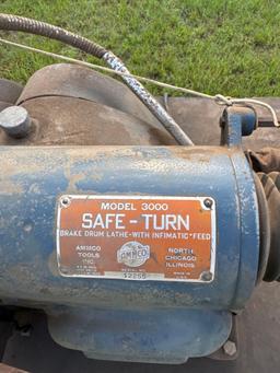 SafeTurn Model 3000 Brake Drum Lathe