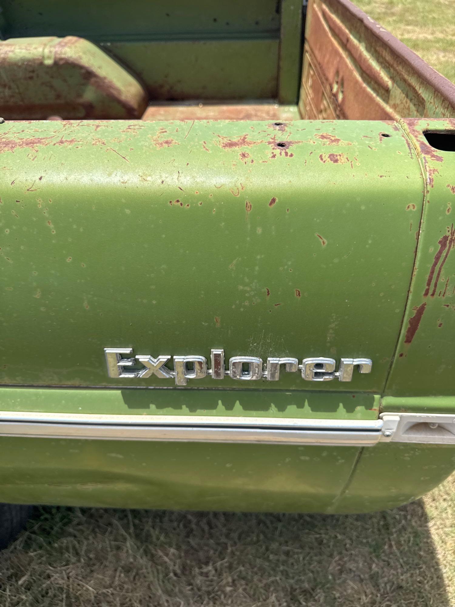 1972 Ford Pickup Explore Edition - Comes with Title
