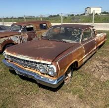 1963 Chevrolet Biscayne - Has Motor and Complete Parts - Comes with Bill of Sale