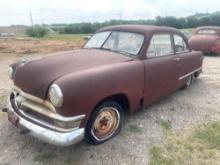 1950 Ford 2 DR Sedan - Has Motor - No Transmission - Comes with Parts Only Bill of Sale