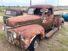 1947 Ford Pickup - No Motor or Transmission - Comes with Parts Only Bill of Sale