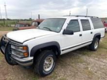1997 Chevrolet Suburban 4X4 - Has Motor and Transmission - Comes with Title