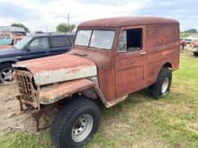 1952 Willys Panel - No Motor or Transmission - Comes with Parts Only Bill of Sale