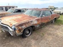 1970 Buick Wildcat - No Motor or Transmission - Comes with Title