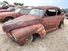1946 Ford Coupe - No Motor or Transmission - Comes with Parts Only Bill of Sale