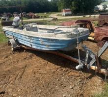 Skeeter Hawk Bass Boat - Has Johnson 65 Motor
