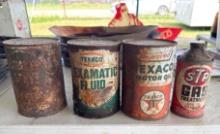 Lot of Misc. Vintage Oil Cans