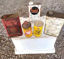 Lot of Misc. Vintage Cans
