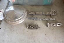 Lot of Misc. Headlights, Emblems, etc.