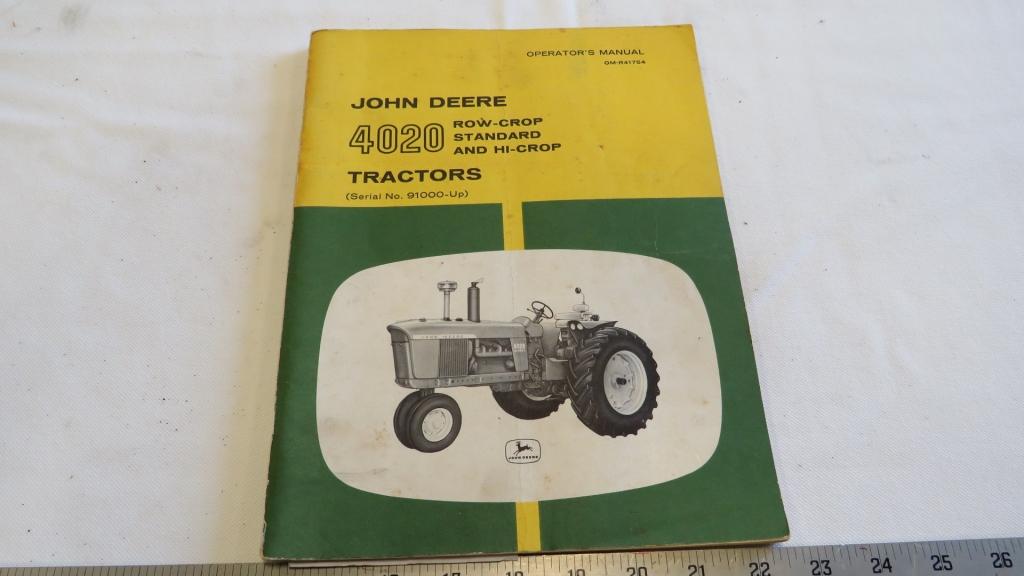 JD 4020 OPERATORS MANUAL