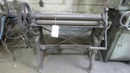 BERTSCH AND COMPANY 3' SHEET METAL ROLLER
