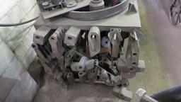 PIPE BENDER ON STAND WITH DIES