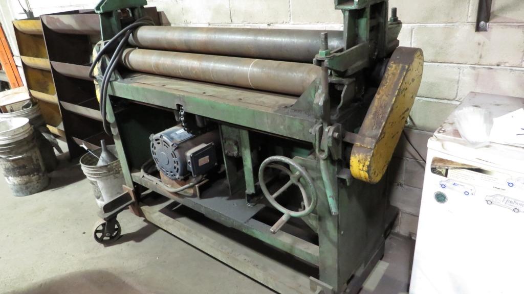 50" SHEET METAL ROLLER, 220V SINGLE PHASE