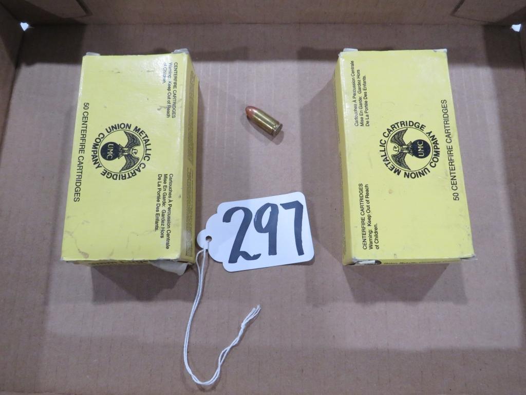 UNION MATALLIC CARTIDGE COMPANY 9MM LUGER 115 GR