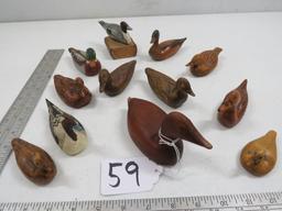 HAND CARVED BIRDS AND WATERFOWL