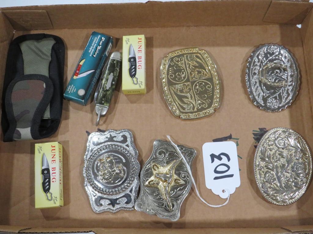 BELT BUCKELS & POCKET KNIVES