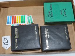120 LYMAN RELOAD DYES, 38-357 30-06, 17 CA
