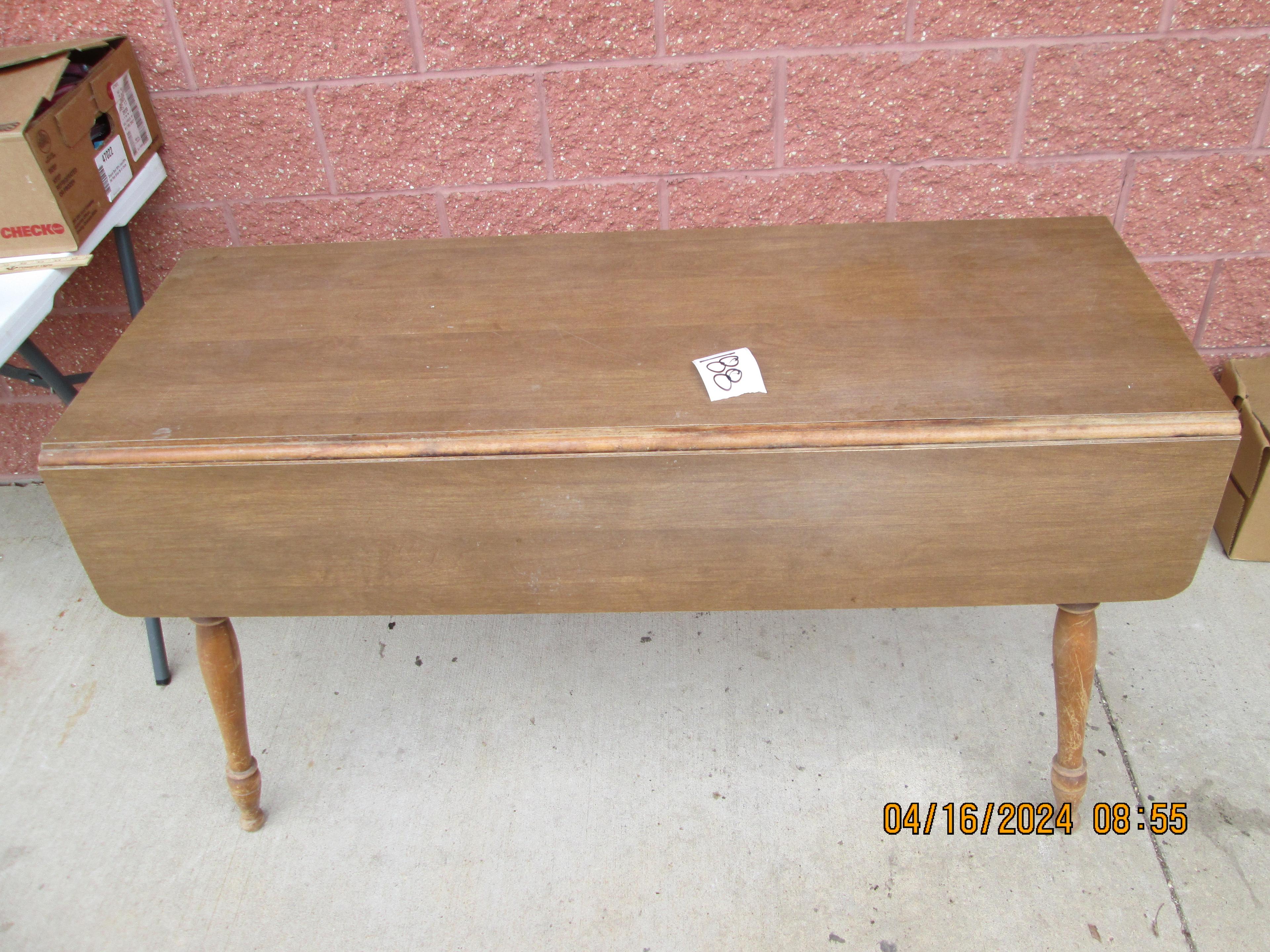 Wood Drop Leaf Table