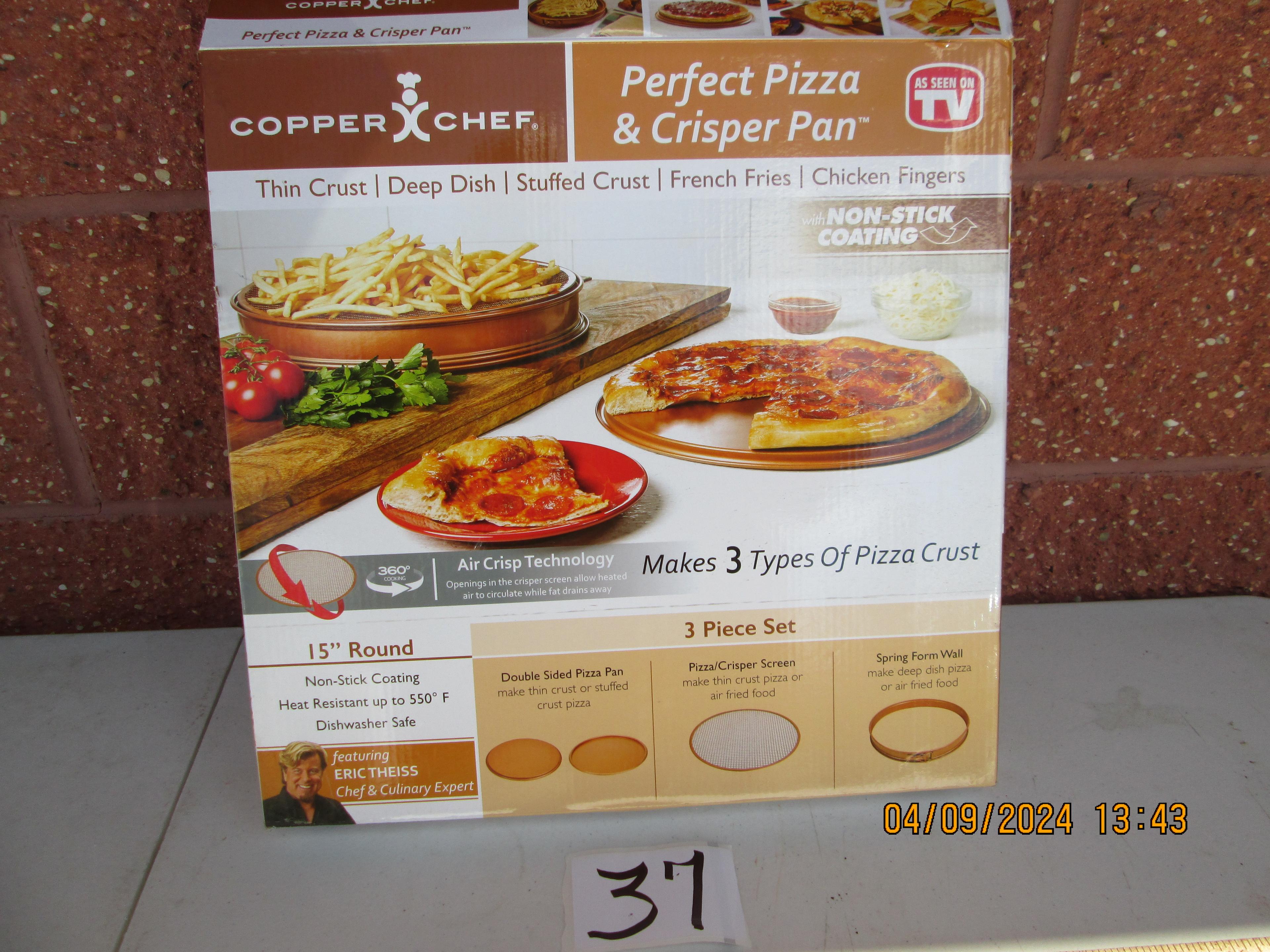 Copper Chef 15" Pizza Perfect Pizza Pan