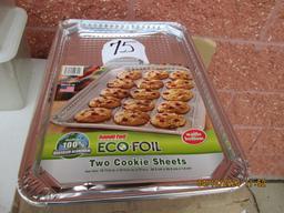 Cs. of 15- 2 Pks Foil Cookie Sheets