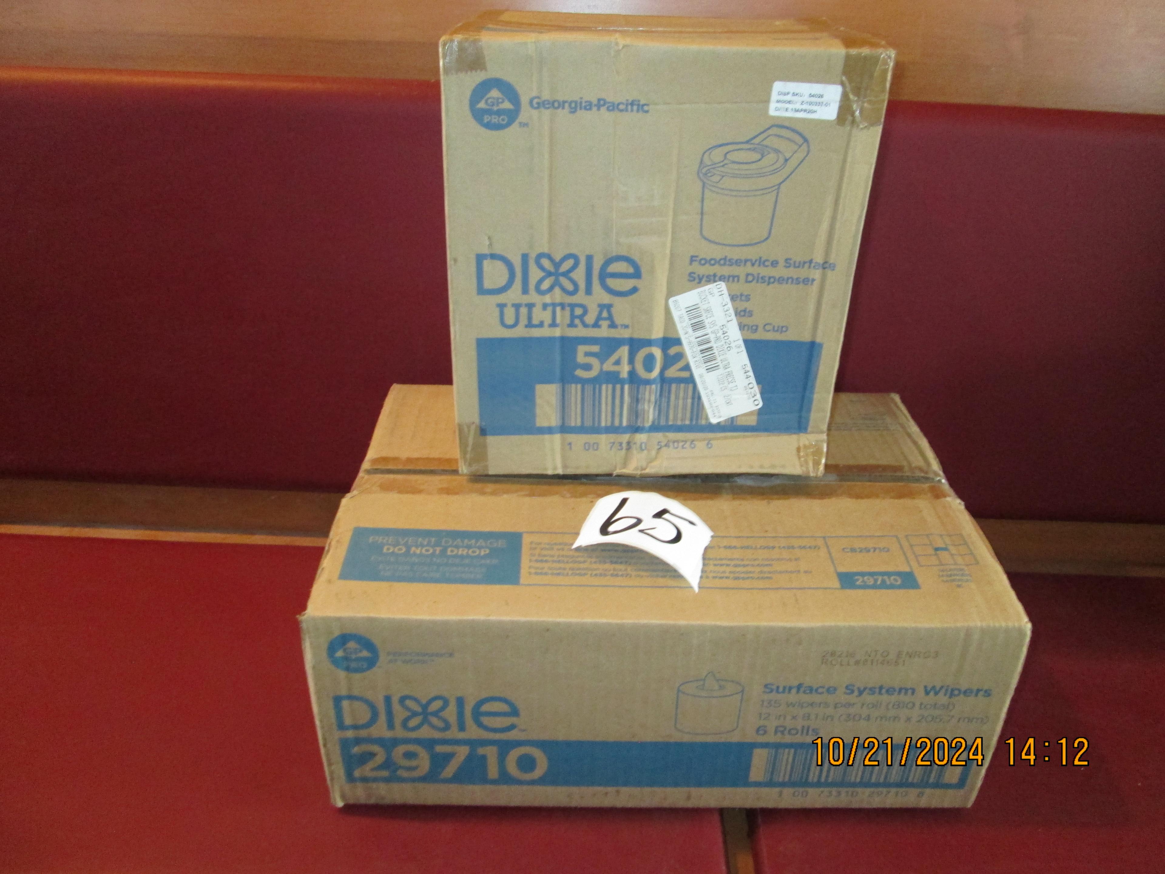 New Dixie Surface Wipe Dispensers with 1 Refill