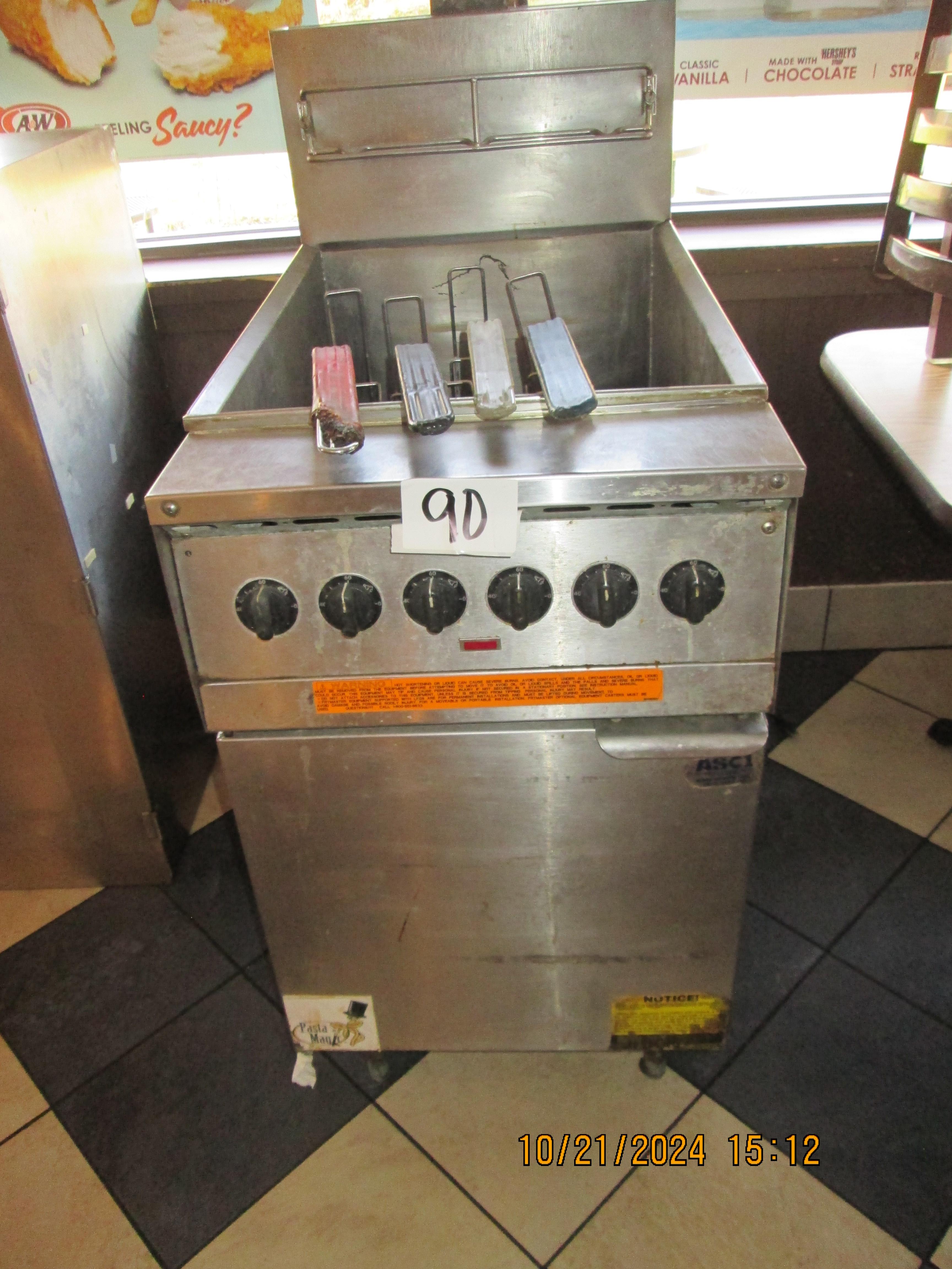 Fry Master Natural Gas Rethermalizer