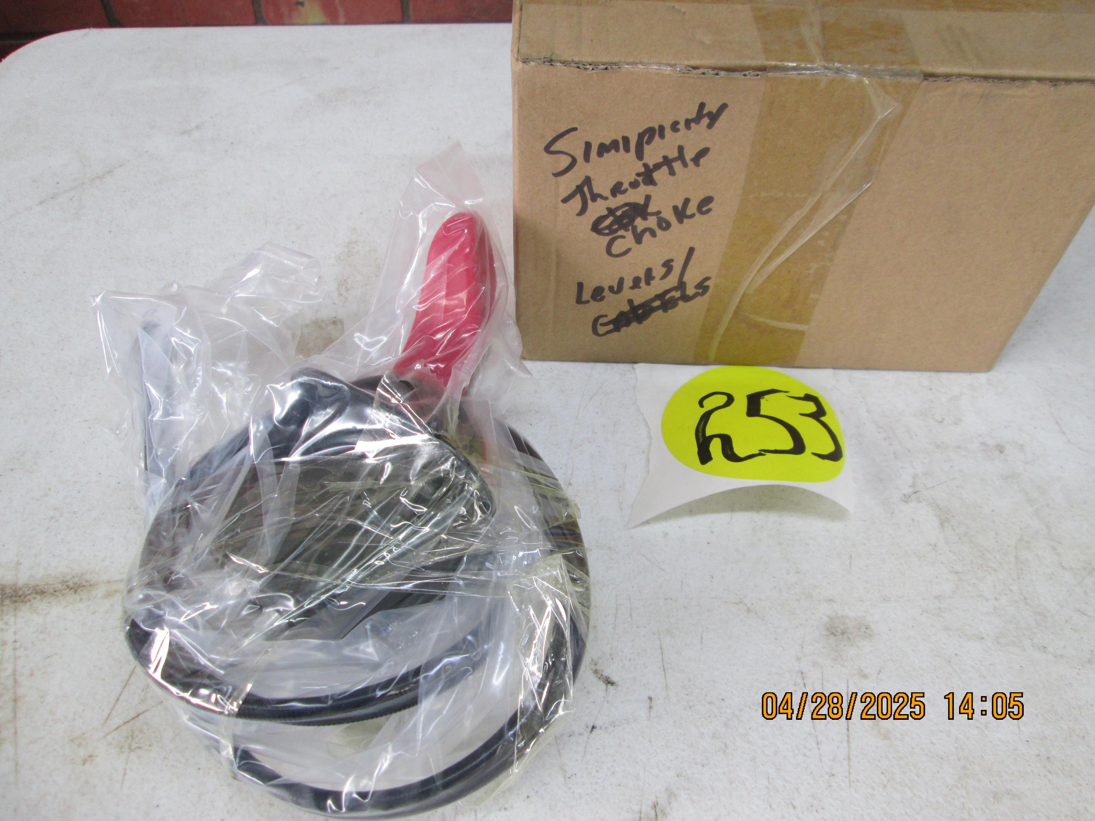 Simplicity Throttle Choke Levers