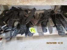 Shelf of Lg. Qty of Lawn Mower Blades