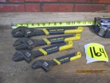 4 Vise-Grip Adjustable Wrenches