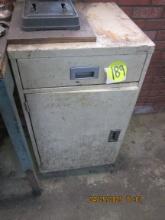 Steel Cabinet with Contents