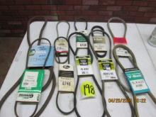 10 Asst. Belts