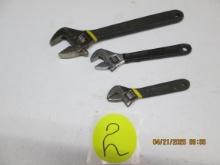 2 Asst. Adjustable Wrenches