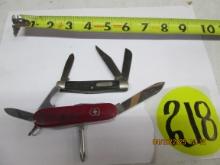 Schrade 3 Blade Pocket Knife and Swiss Army Knife