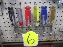 6 Asst Nut Drivers with Hanger